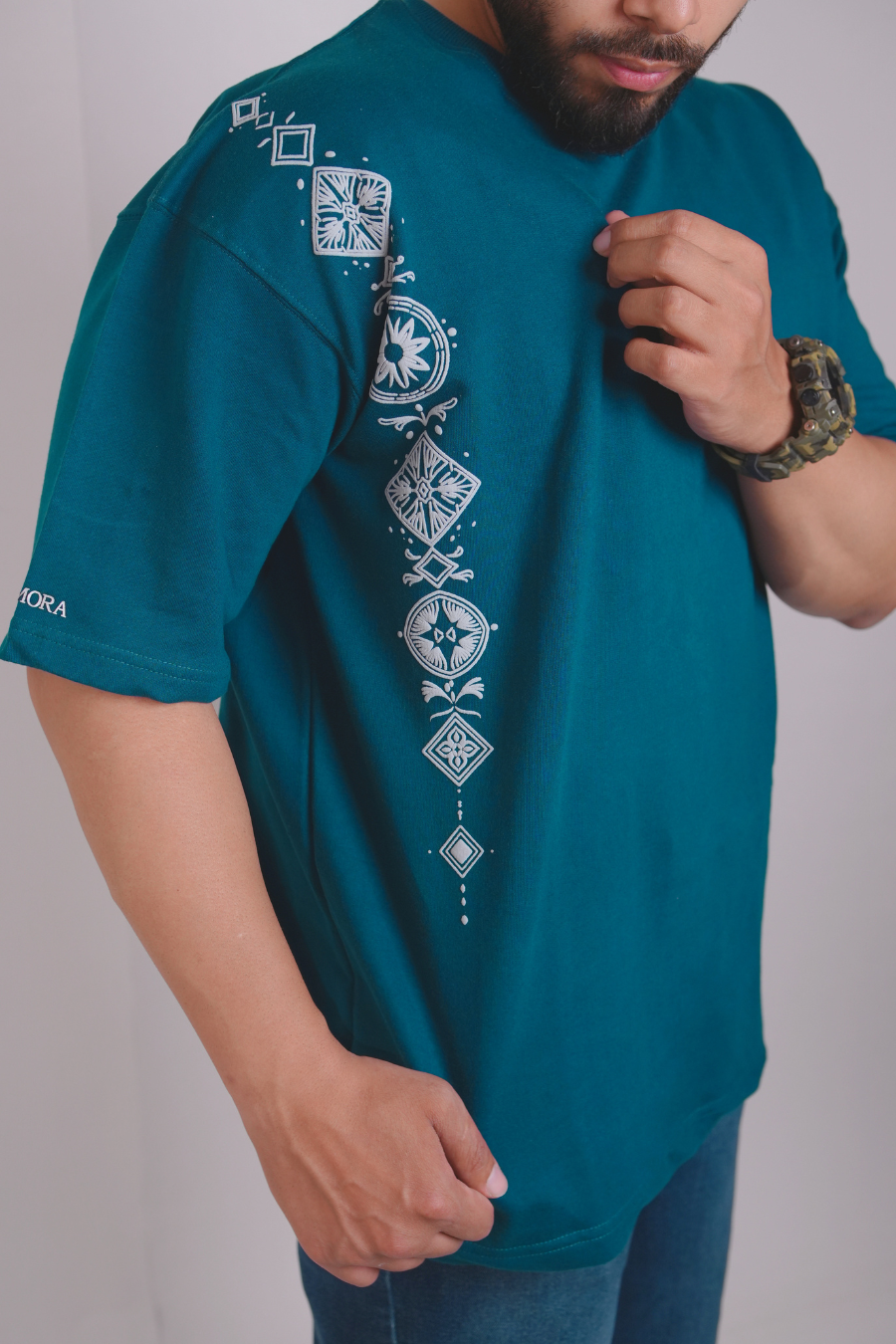 Mandala (embossed print TShirt)