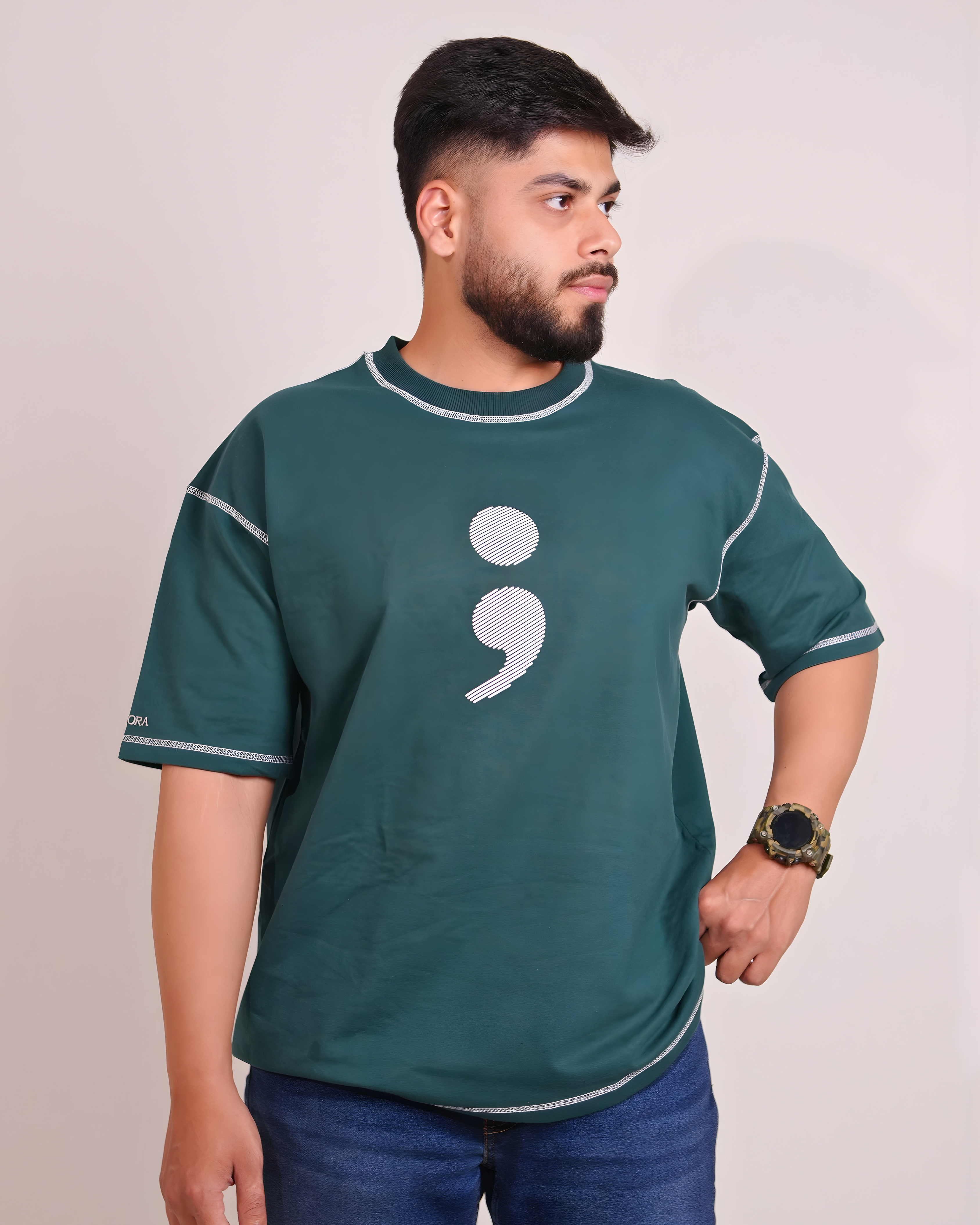 Continuation (embossed print TShirt)