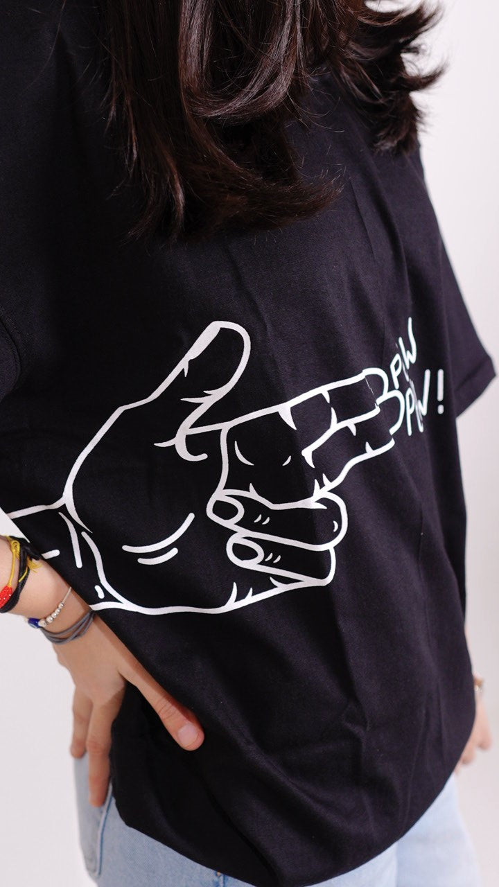 Pew Pew (pigment printed TShirt)