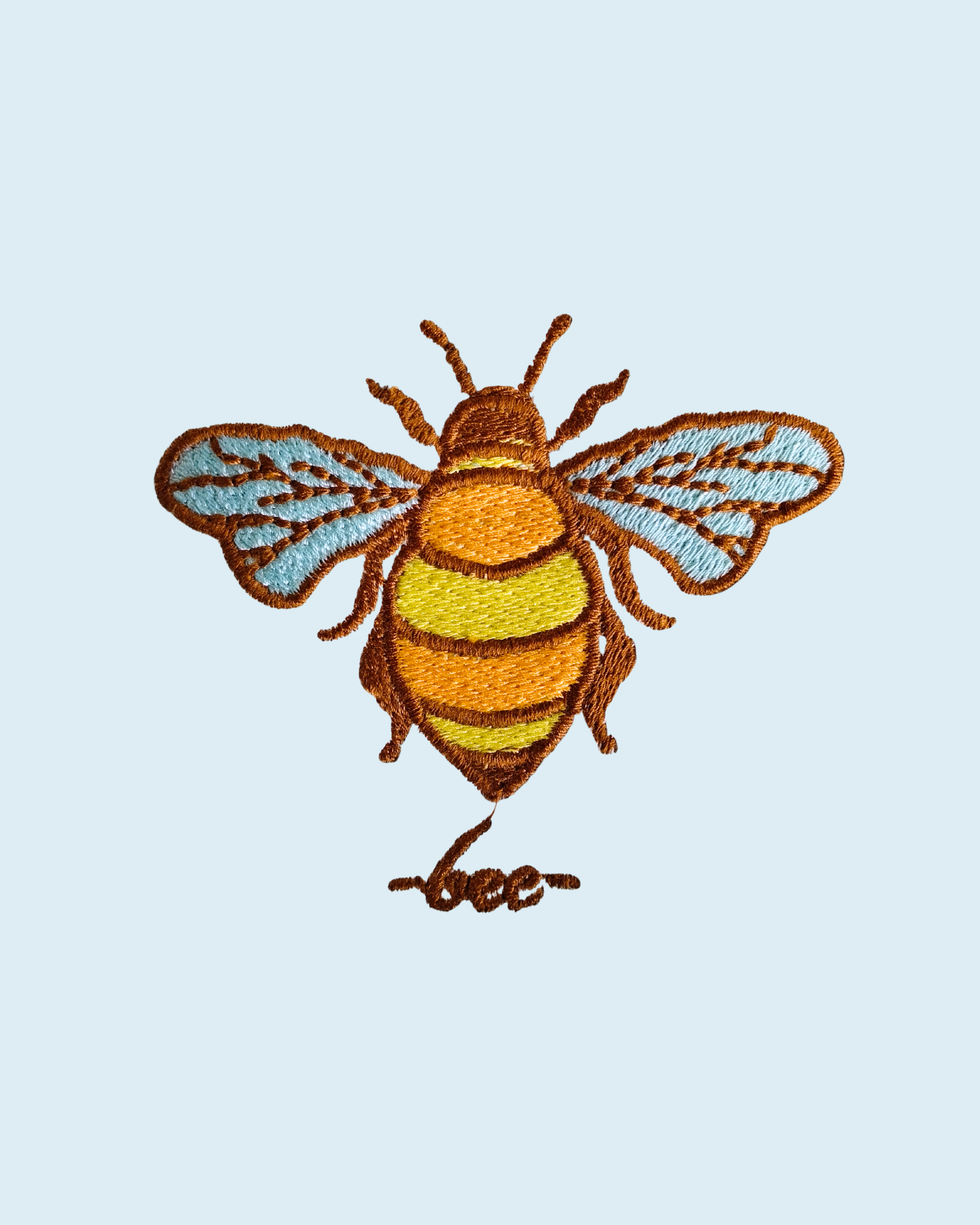 Bee Yourself (TShirt with premium thread embroidery)