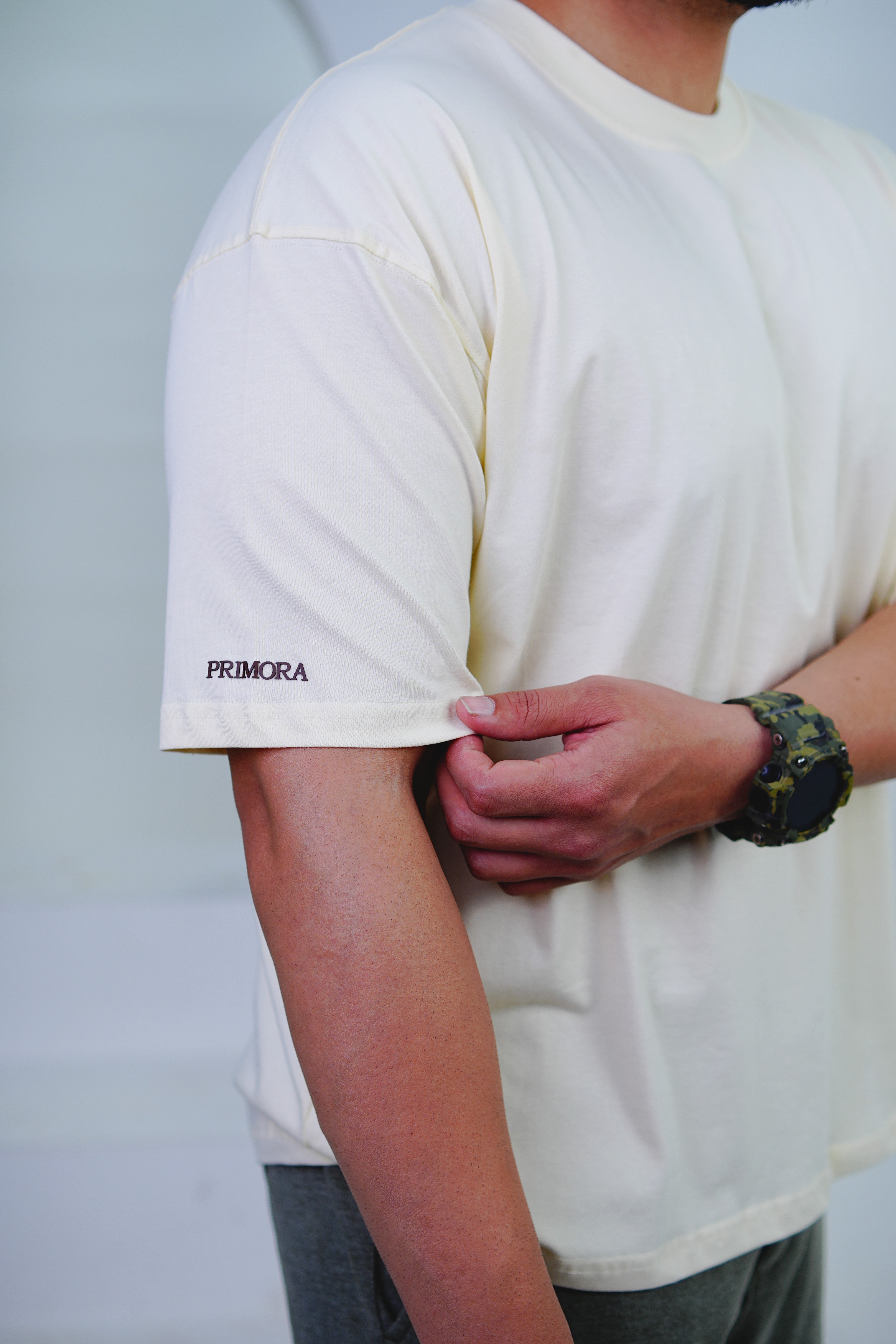 Supreme Cotton Stretch - Butter Cream (Pack of 1 TShirt)