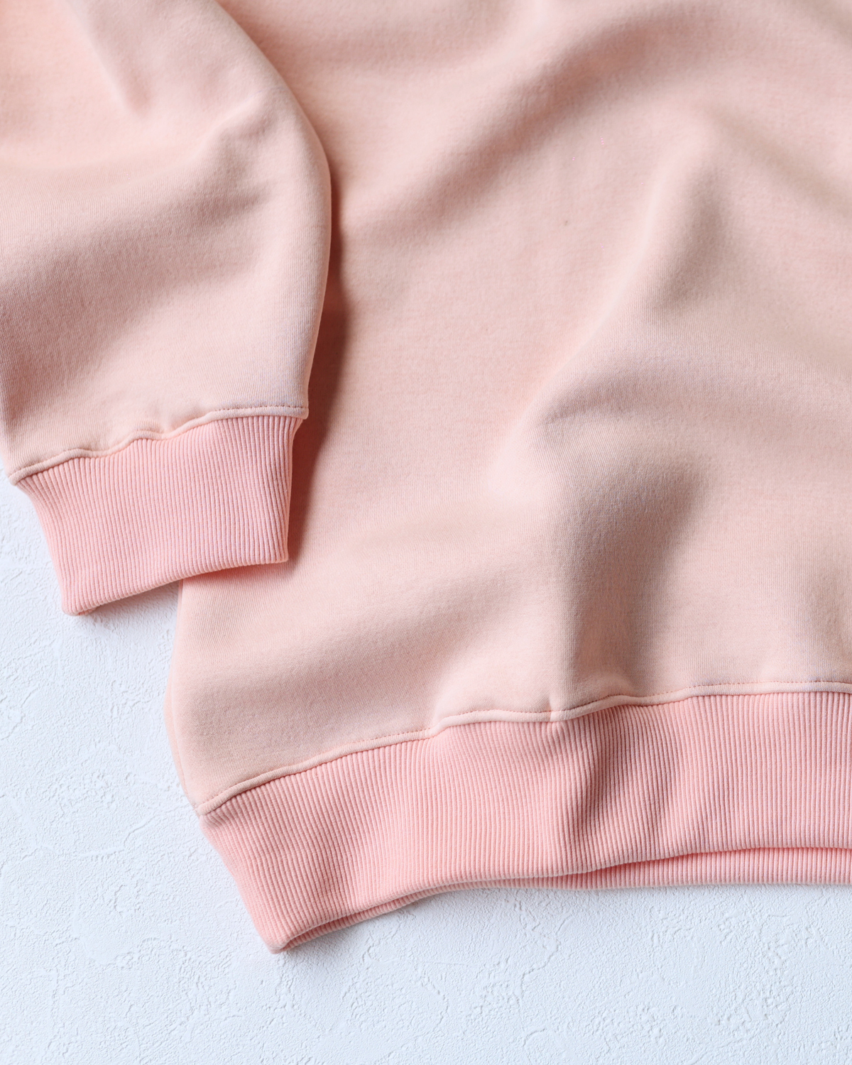 Peach Quarter Zipper - 400 GSM