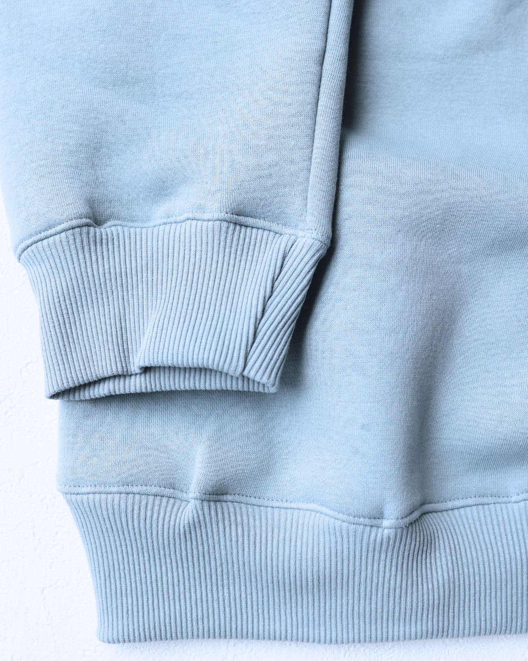 Pale Blue Quarter Zipper - 400 GSM