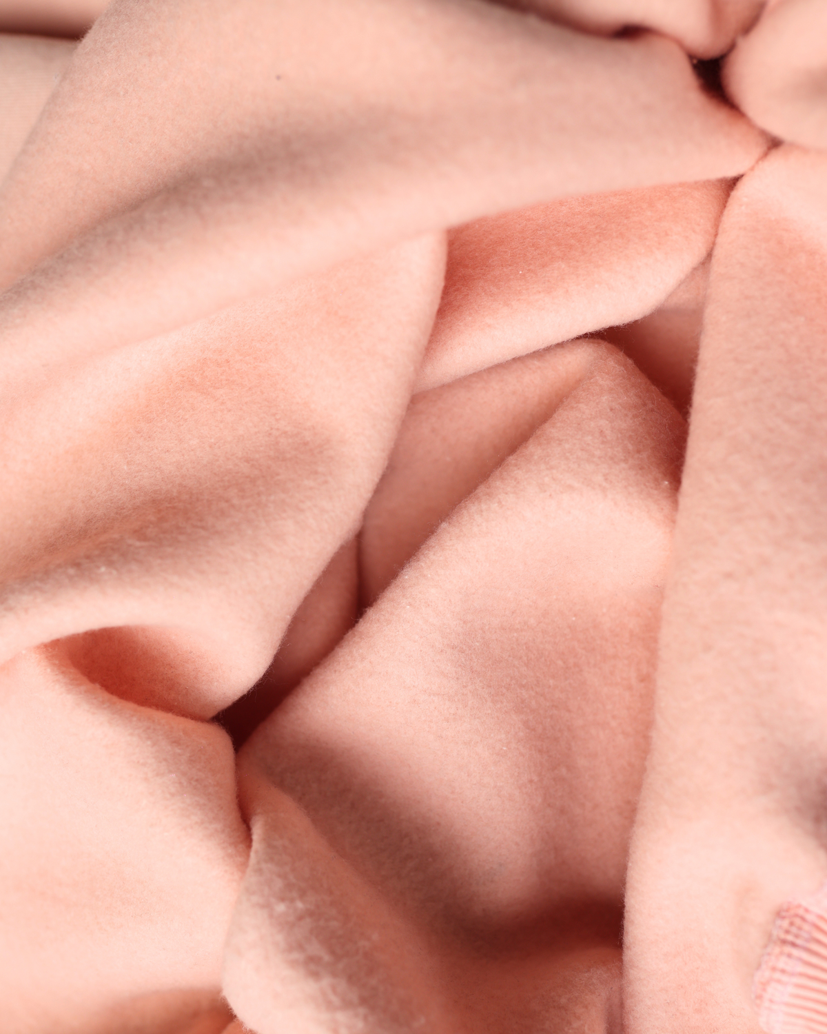 Peach Quarter Zipper - 400 GSM
