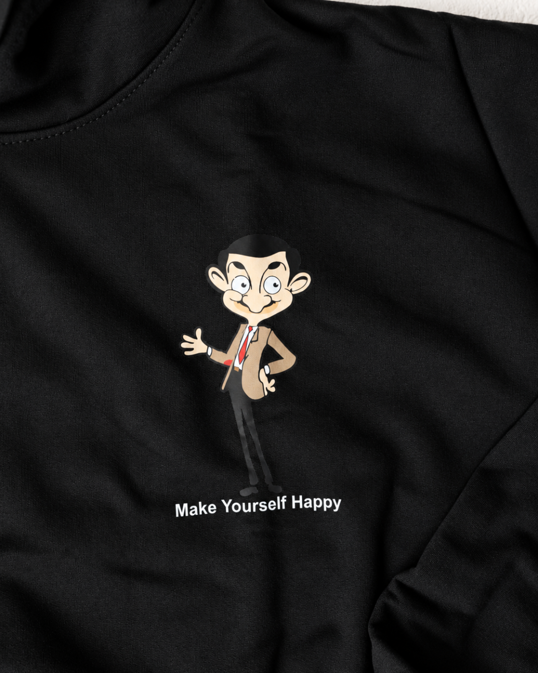 Mr. Bean Hoodie - 300 GSM PC Fleece
