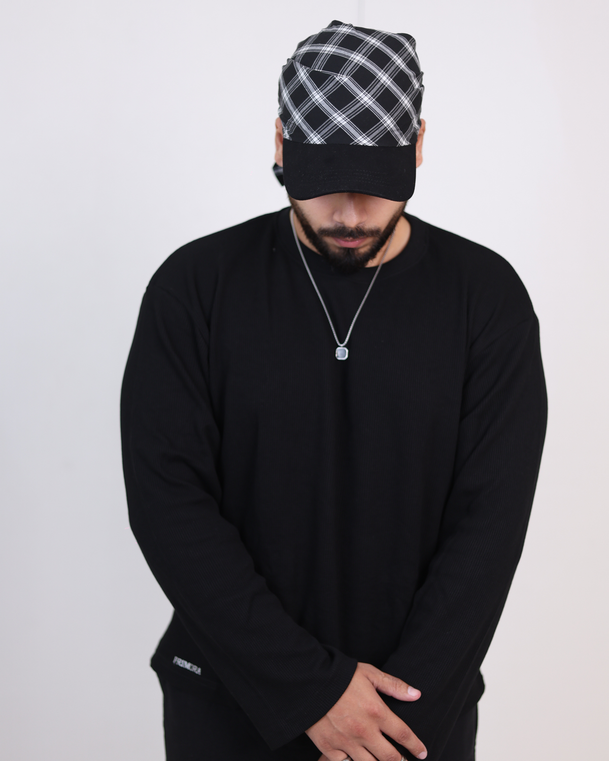 Waffle Tshirt - (Onyx 240 gsm)