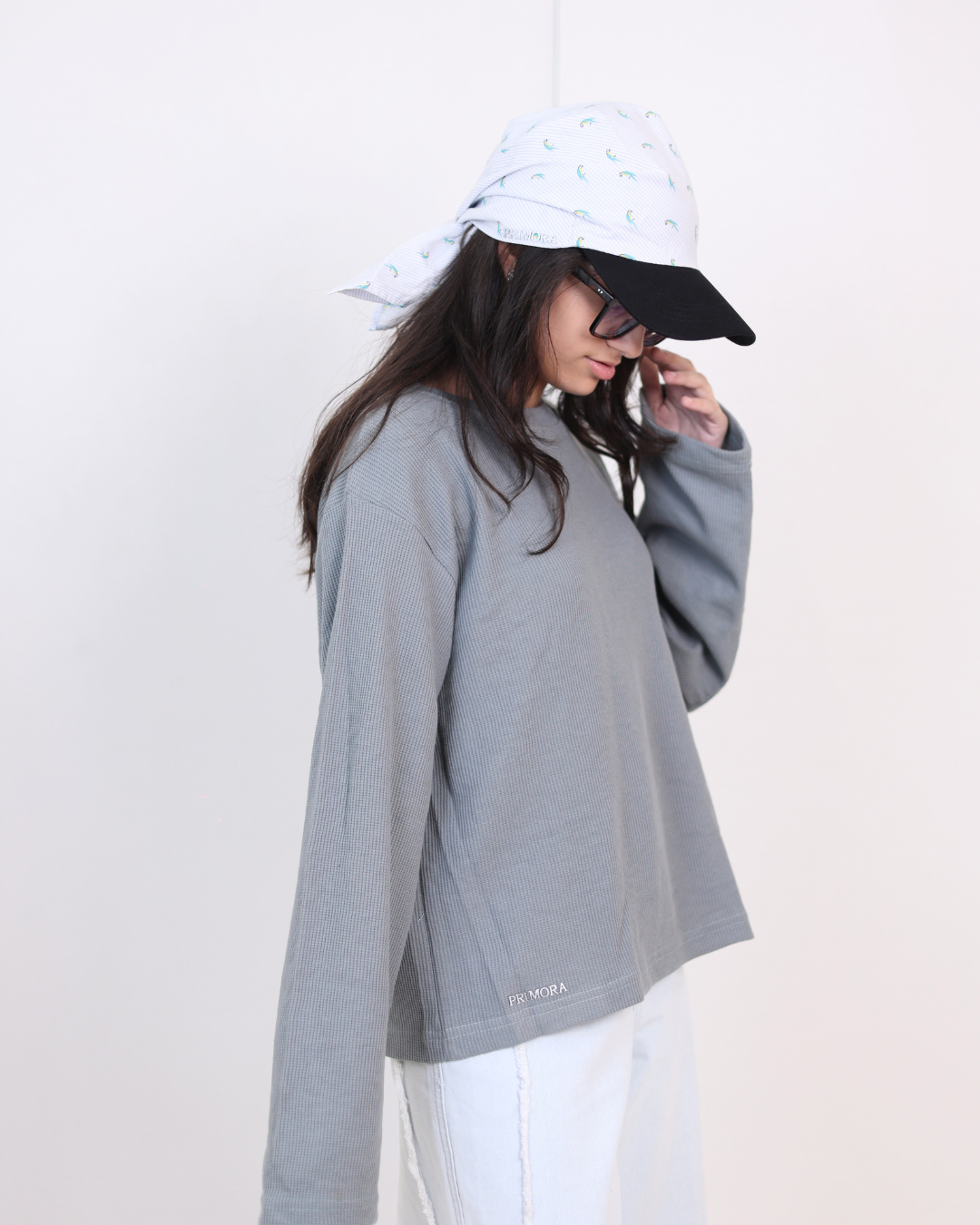 Waffle Tshirt - (Steel Grey 240 gsm)