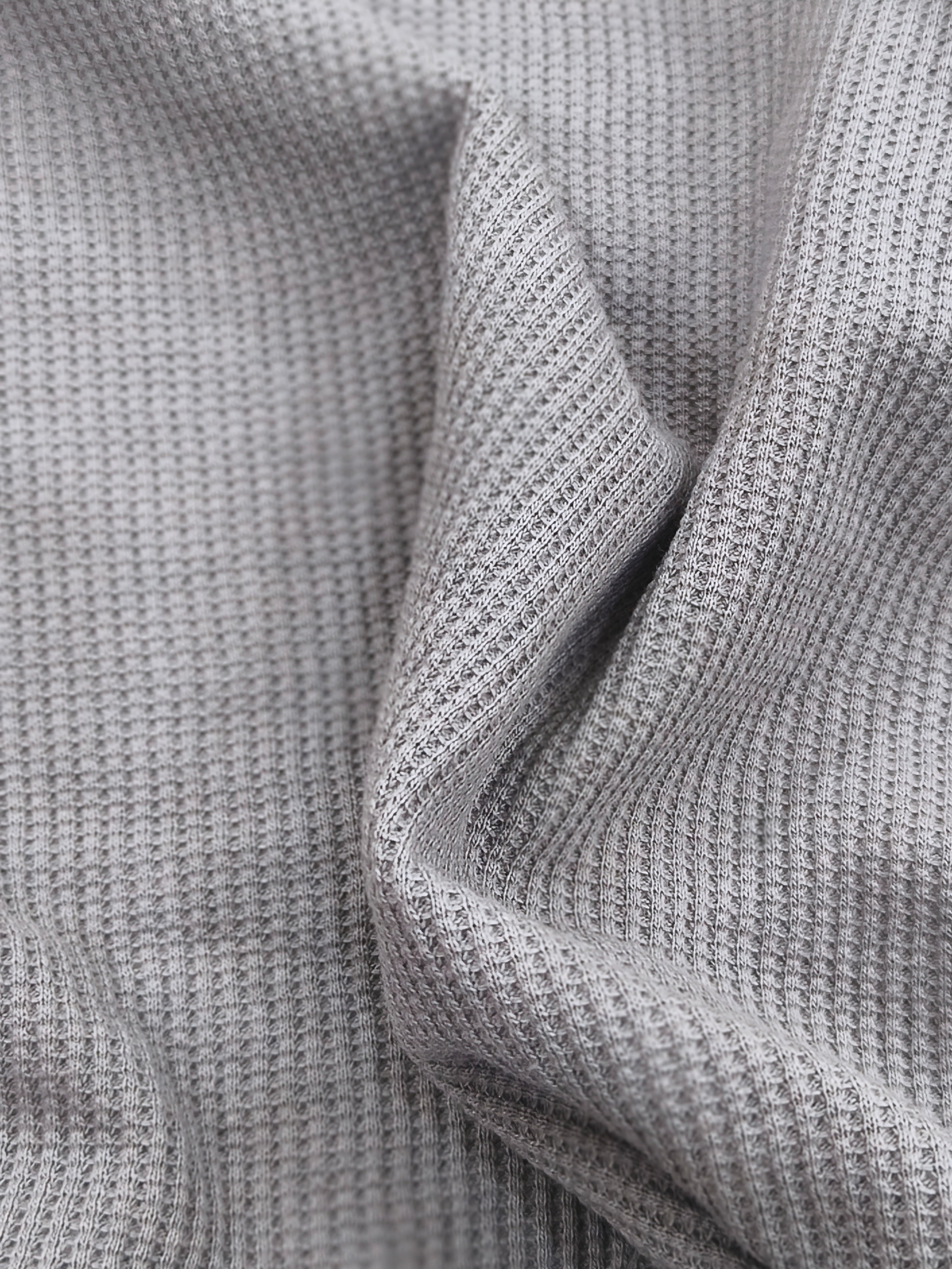 Steel Grey Waffle - 240 gsm